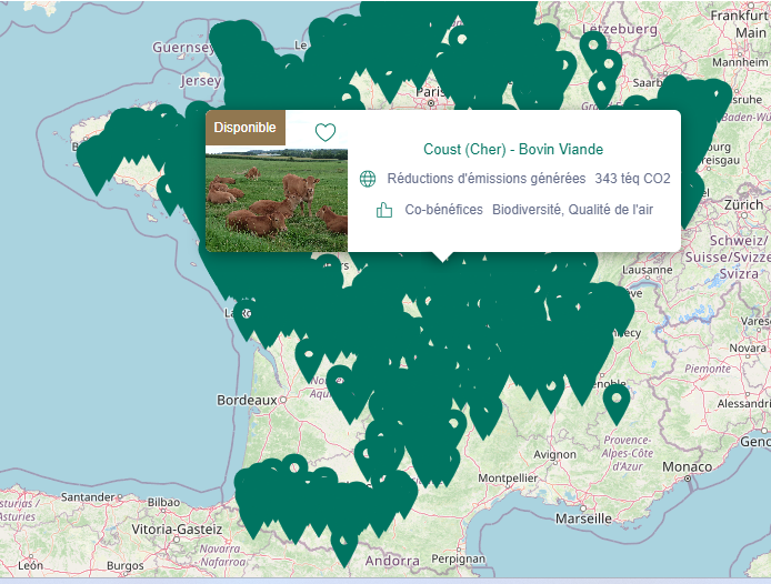 Carbioz - Carte projets